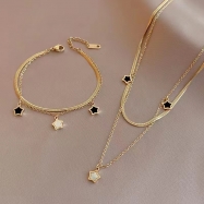 Delicate star jewelry set