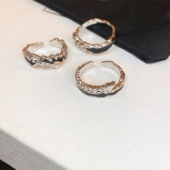 Trendy irregular metal ring