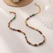 Coloful beads Necklace