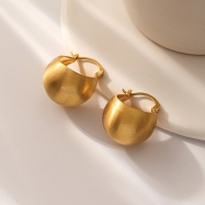 French 18k trendy Geometric statement earring
