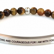 Dainty gold filled birthstone bracelet