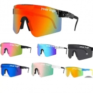 Cycling sunglass outdoor bicycle bran d custom logo driving running YV400 windproof PC SPORT Sunglass