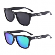 Polarized Custom logo sunglass UV400 glasses promotion matte black sunglasses